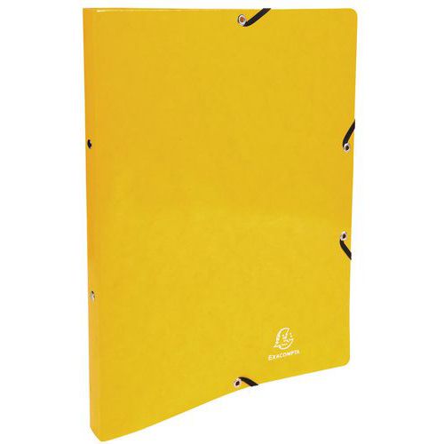 Classeur à lastiques 2 Anneaux 15mm Iderama - A4 - Jaune
