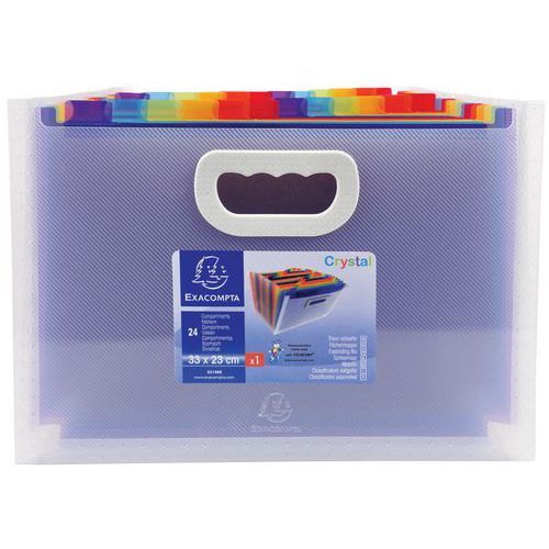 Trieur Maxi 24 Compartiments Polypropylène Crystal