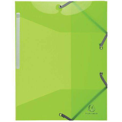 Chem. 3 Rabats à lastiques Pp 5/10e Iderama Pp A4 Vert Anis