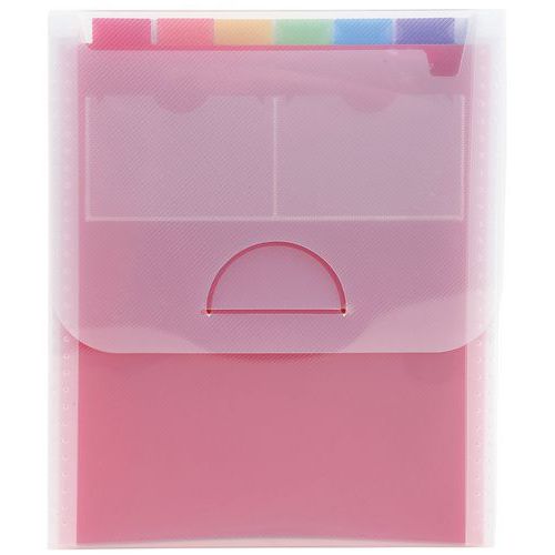 Trieur Valisette Vertical 6 Compartiments Crystal - A4