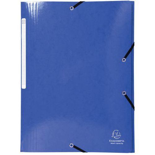 Chem. à lastiq 3 Rab. Cte Lustr. 425gmÂ² Iderama A4 Bleu