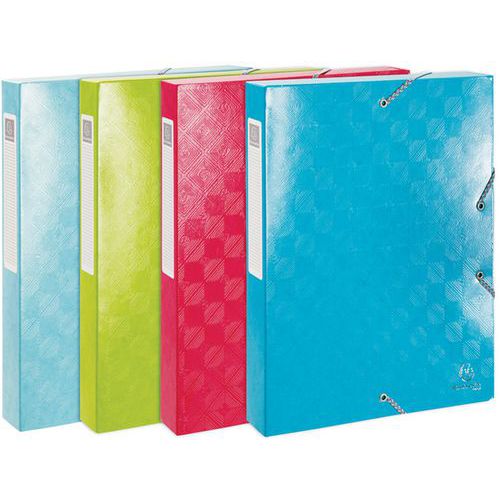 Bte Class. Cte Lustr. Gaufrée 1928 Dos 40mm A4 Col. Assort