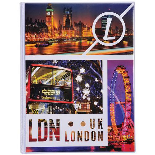 Album Photo à Pochet. Souples 64 Photo 10x15cm Col. Assort.