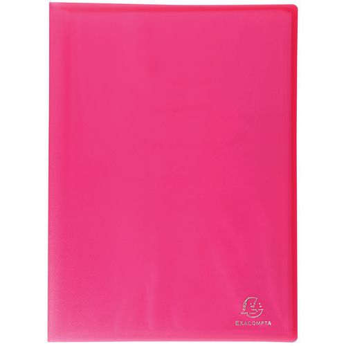 Protège-doc. En Pp Semi Rigide Chromaline 60 Vues A4 Rouge