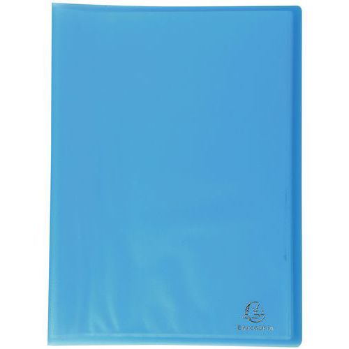 Protège-doc. Pp Semi-rigide Soudés 80 Vues A4 Turquoise