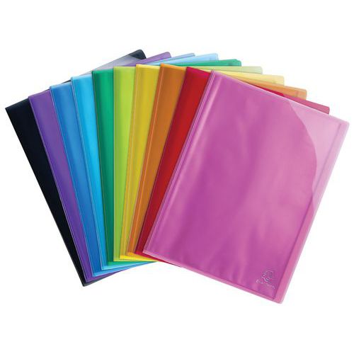 Protège-doc. Pp Semi Rigide Iderama 40 Vues A4 Col. Assort