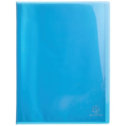 Protège-doc. En Pp Semi Rigide Iderama 80 Vues A4 Bleu Clair