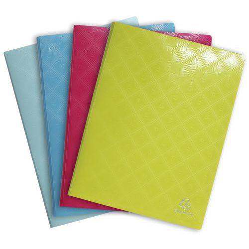 Protège-doc. En Pp Semi-rigide 1928 80 Vues A4 Col. Assort.