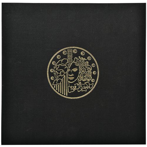 Classeur Numismatique + 5 Feuilles Plastique 245x25 Cm Noir