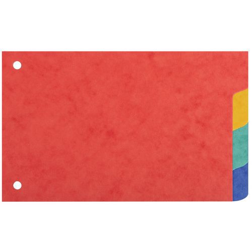 Intercal. Fiches Bristol Cte Lustrée 225g/m2 4 Pos 100x150mm