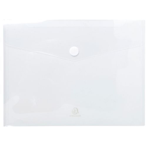 Sachet De 5 Pochettes-enveloppes Pp - A4 - Transparentes