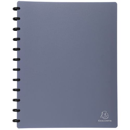 Protège-doc. à Ann. Et Poch. Détach. 60 Vues A4 Bleu Métal