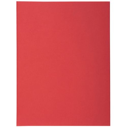 Paquet De 50 Chemises 2 Rabats Super 210 - 24x32cm - Rouge