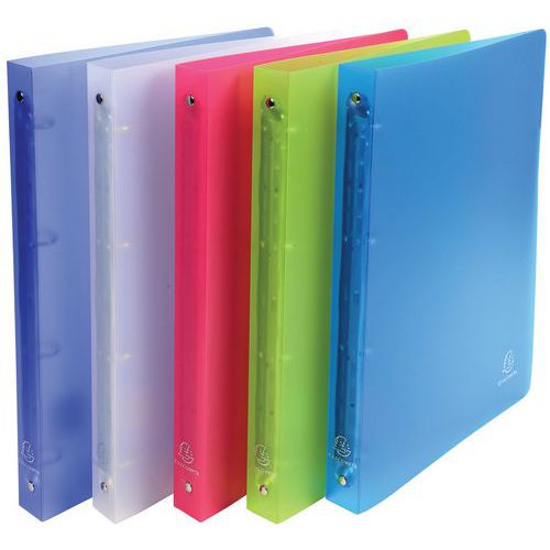 Classeur 4 Anneaux 20 Mm Pp Chromaline A4 Couleurs Assorties