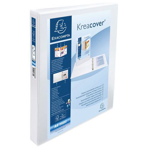 Class. Pp Personnalisable Kreacover 2 Ann. 30mm A4 Max Blanc