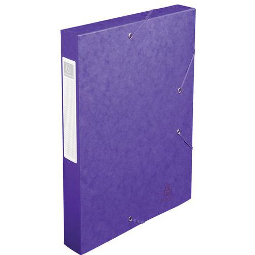 Bte De Class. Cartobox Dos 40mm Cte Lustrée A4 Mauve