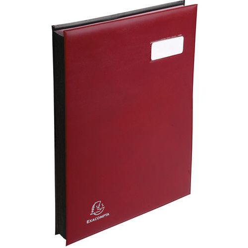 Parapheur Expansé Couvert. Système Fixapage 24 Compart Bdx