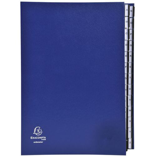 Trieur Rigide Ordonator + Cavaliers 26 Compart A À Z Bleu