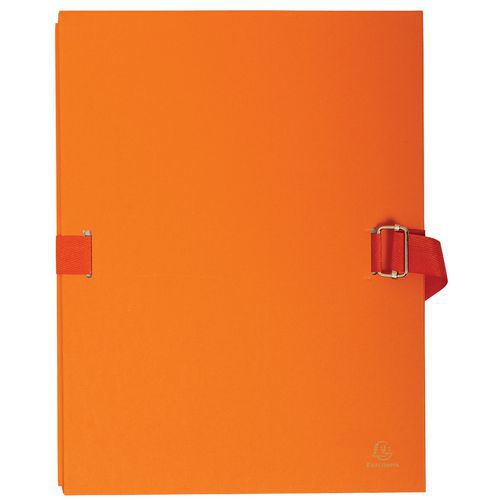 Chemise Dos Extensible Avec Rabat Papier - 24x32cm Orange