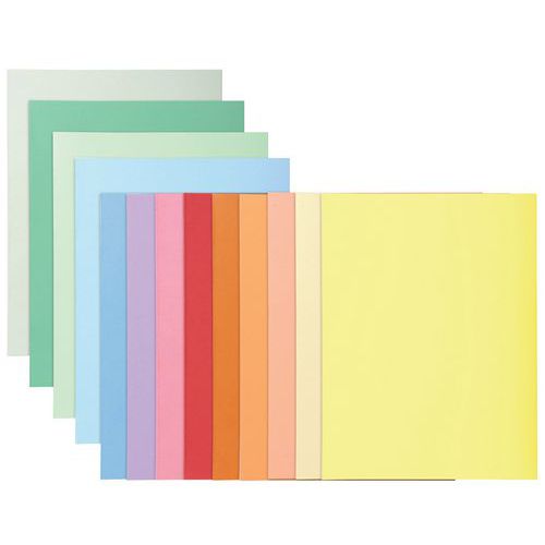Paquet 100 Chemises Super 210 - 24x32cm - Couleurs Assorties