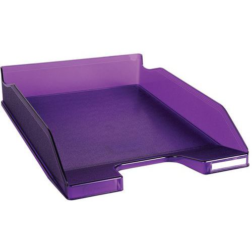 Corbeille à Courrier Midi-combo Violet Translucide