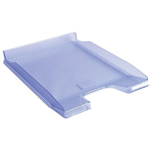 Corbeille à Courrier Mini-combo2 Bleu Glacé Transparent