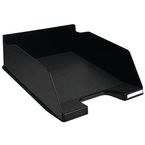 Corbeille à Courrier Combo Maxi 2 Encoches Noir