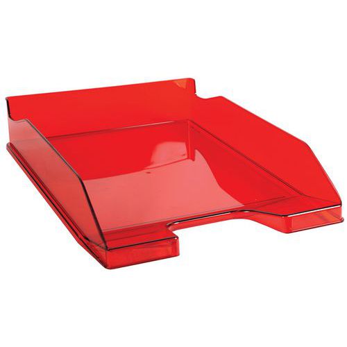 Corbeille à Courrier Midi-combo Rouge Carmin Transparent