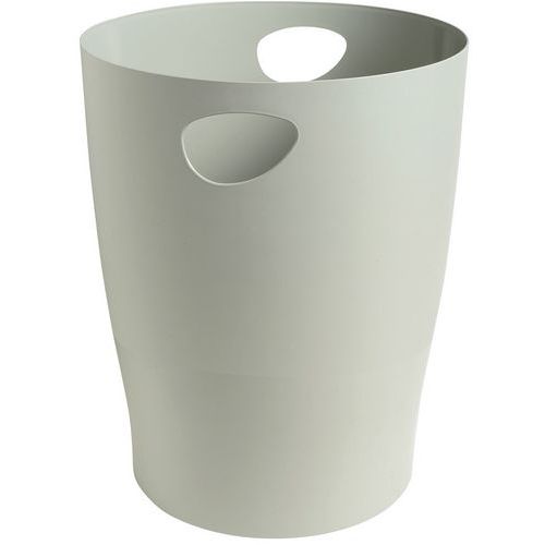 Corbeille à Papier Ecobin 15 Litres Avec Poignées Gris