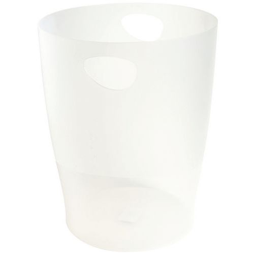 Corbeille à Papier 15 Litres Ecobin Office Givre