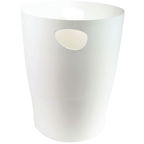 Corbeille à Papier 15 Litres Ecobin Blanc