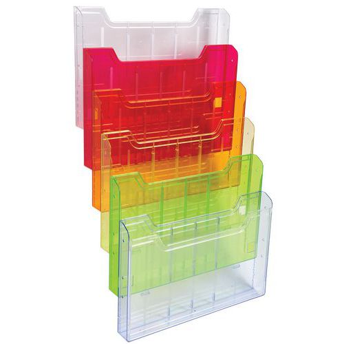 Trieur Mural A4 Horizontal - Arlequin Transparent