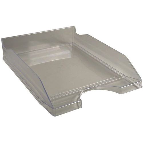 Corbeille à Courrier Ecotray Gris Transparent