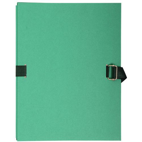 Chem. Dos Extens. Pap. Toilé 24x32cm Filmée Par 5 Vert Clair