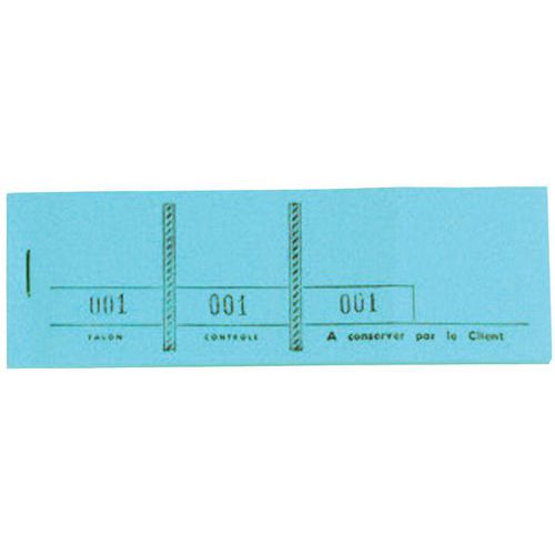 Bloc Passe-partout 100 Feuil. Numér. 3 Volets 48x15cm Bleu
