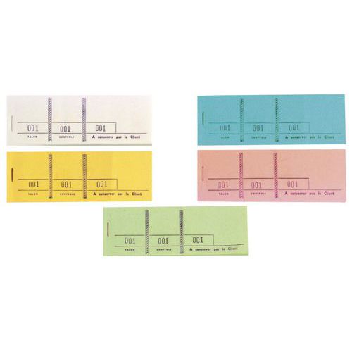 Bloc Passe-partout 100 Feuil. Num 3 Volets 48x15cm