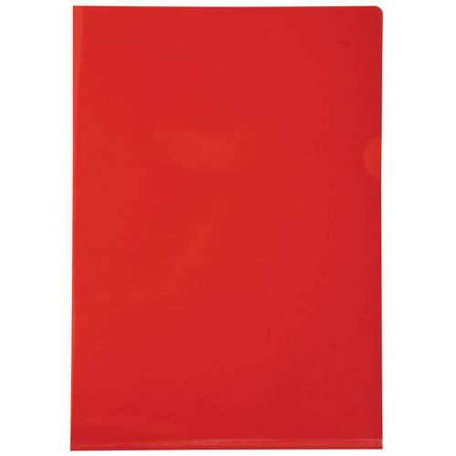 Etui Carton De 100 Poch. Coin Pvc Lisse Hr 13/100e A4 Rge