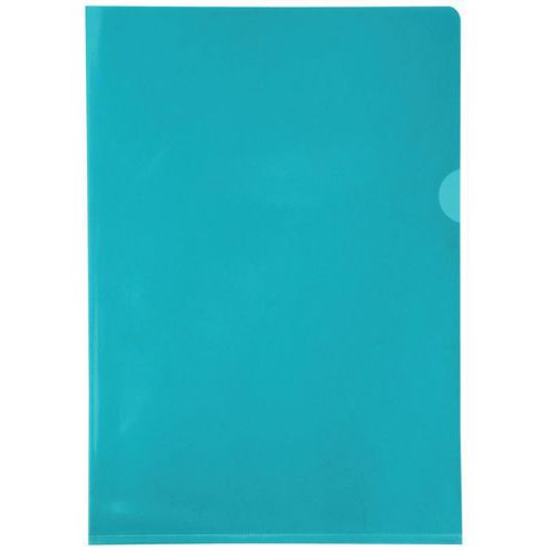 Etui Carton De 100 Poch. Coin Pvc Lisse Hr 13/100e A4 Vert