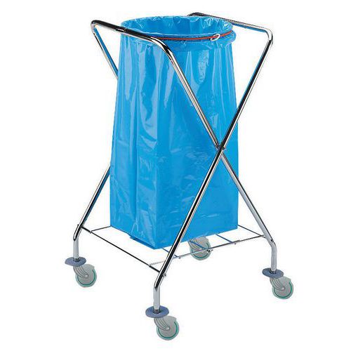 Support de sac poubelle 120 litres mobile Support de sac poubelle 1