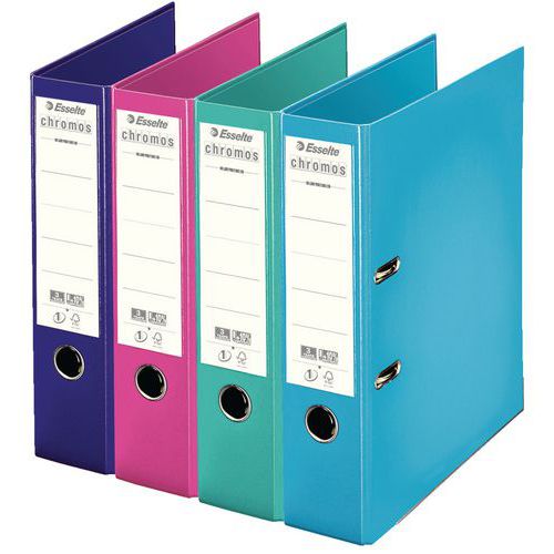 Classeur à Levier Esselte Chromos 80 Mm A4 Blanc