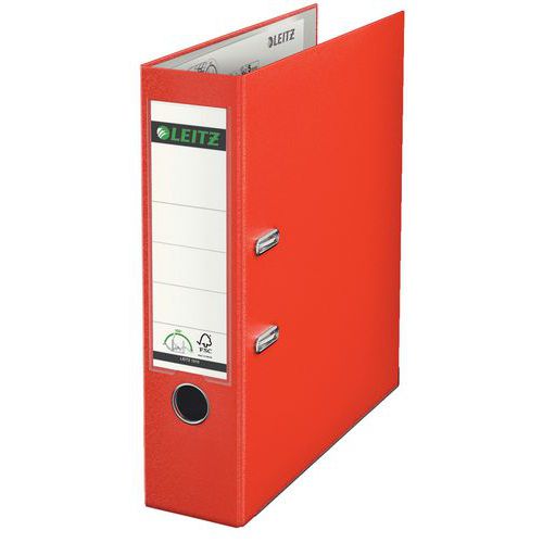 Classeur à Levier Leitz 180Â° Pp 80 Mm Rouge Clair