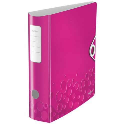 Classeur à Levier Leitz Wow Active 180Â° Pp 75 Mm Rose