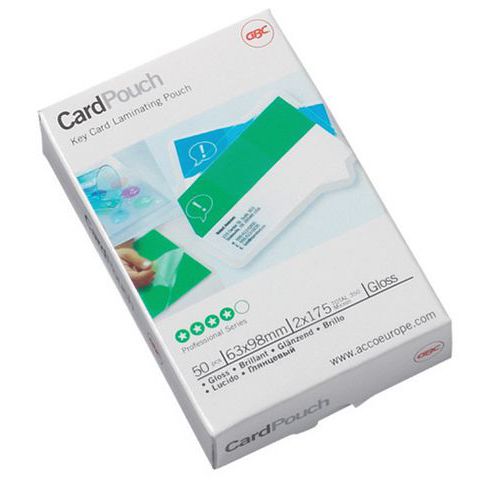 Lot de 100 - Pochettes De Plastification Gbc Petits Formats