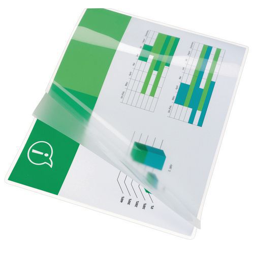 GBC - Pochettes de plastification A3 standards - 100 pièces - 2 x 175 microns - Idéal pour documents