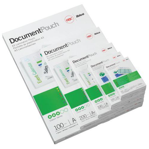 Pochette de plastification standard A4 - 37,5 µm - GBC Pochette de plastification standard A4 - 37,5 µm - GBC