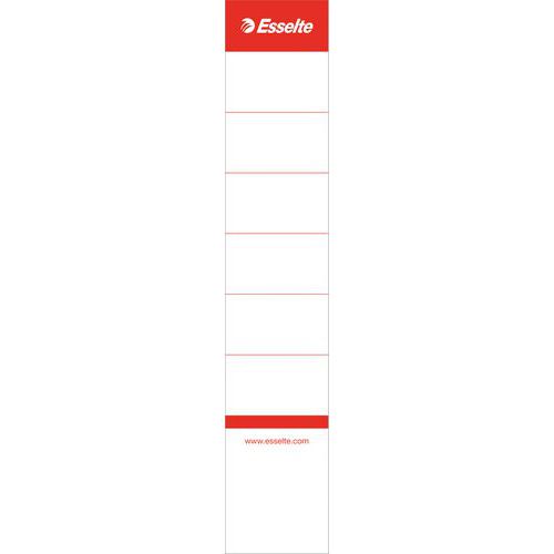 Etiquettes Auto-adhésives Classeurs à Levier Carton 50 Mm