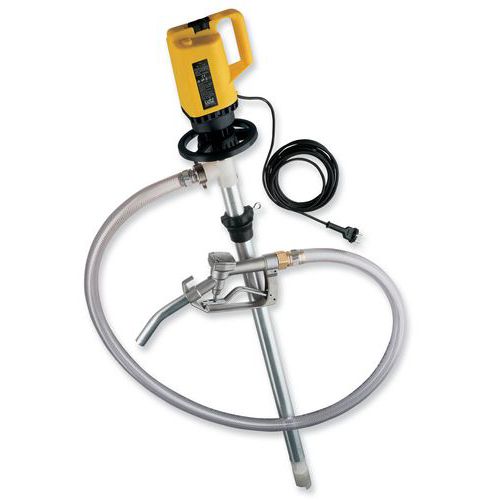 Lutz - Pompe à Huiles Minérales 1000mm avec Moteur MI 4 - Aluminium - 5220 L/h - 19m Refoulement - Idéale Viscosité 500 mPa.s