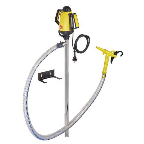 Lutz - Kit Pompe B2 Vario Inox 1000mm avec Pistolet - Débit 4080 L/h - Robuste et Fiable