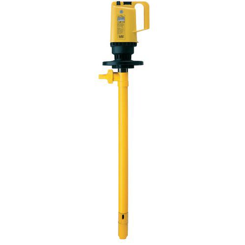 Lutz - Pompe vide-fût PP-DL 1500mm arbre HC MI 4-E - Polypropylène - 9600 L/h - 8.5m refoulement