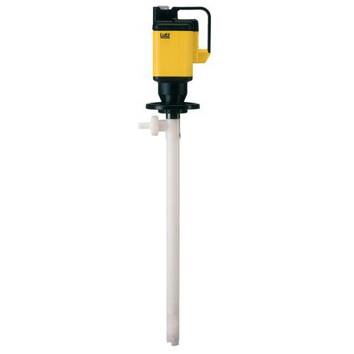 Lutz - Pompe vide-fût PVDF-DL 1200mm HC-4 MA II 3 - 4680 L/h - 16m Refoulement - 460W